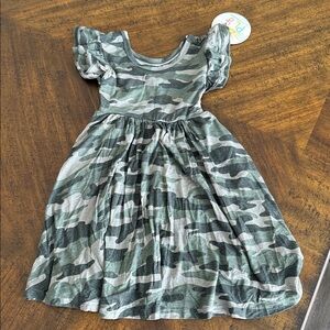 NWT 3T Vintage Camo Little Sleepies Twirl Dress